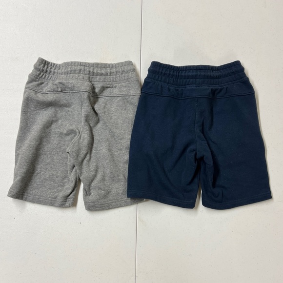 Heather Gray and Navy Casual Shorts - Picture 2 of 4